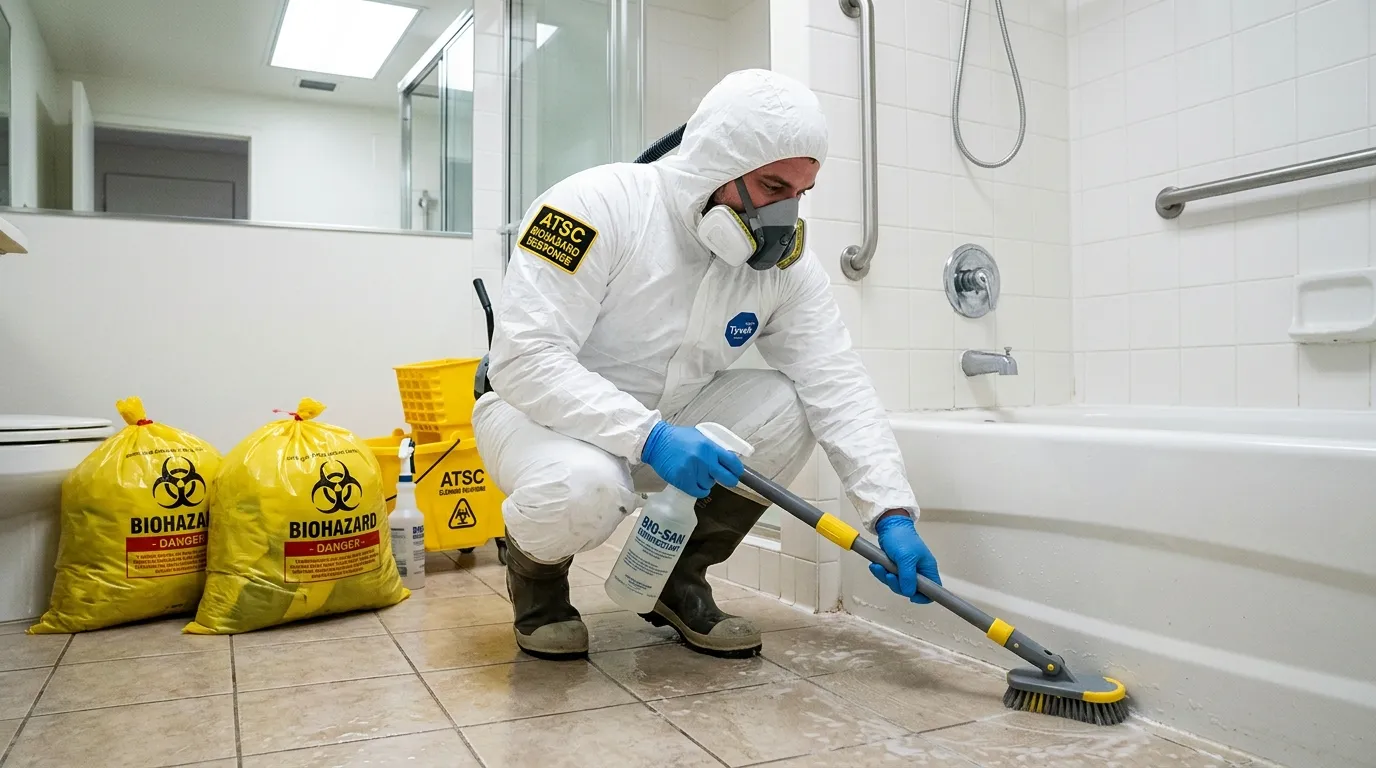 Decontamination equipment deployed for Blood Cleanup in Colts Neck